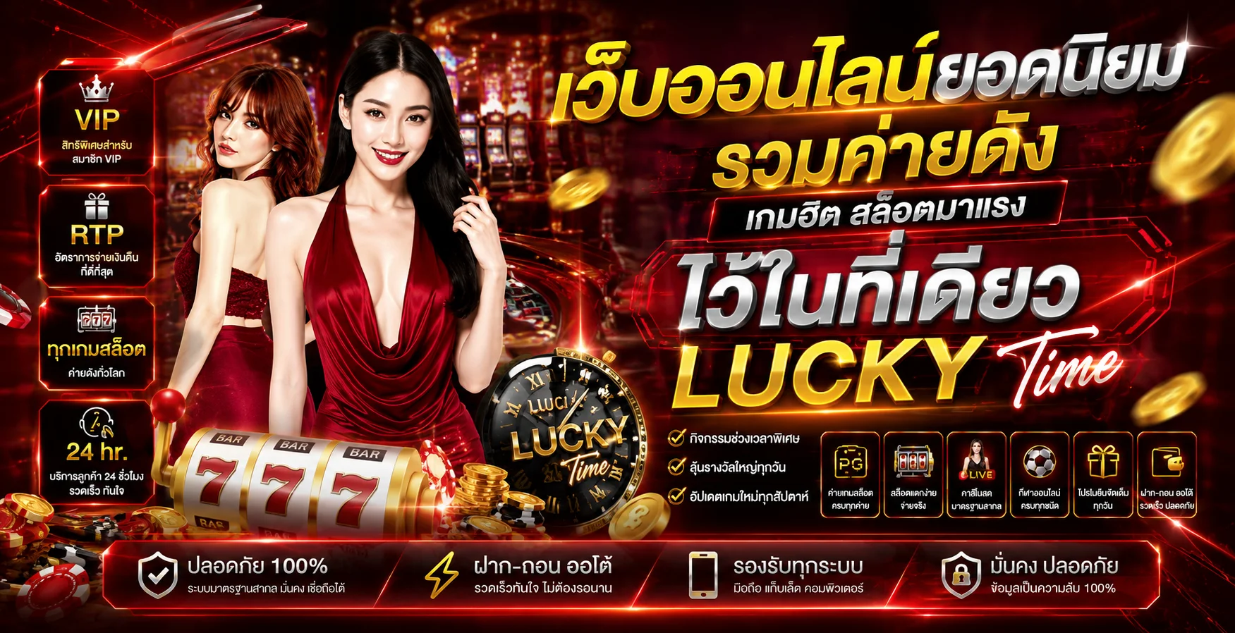 คาสิโนออนไลน์ PGSLOT99 บาคาร่าถ่ายทอดสด